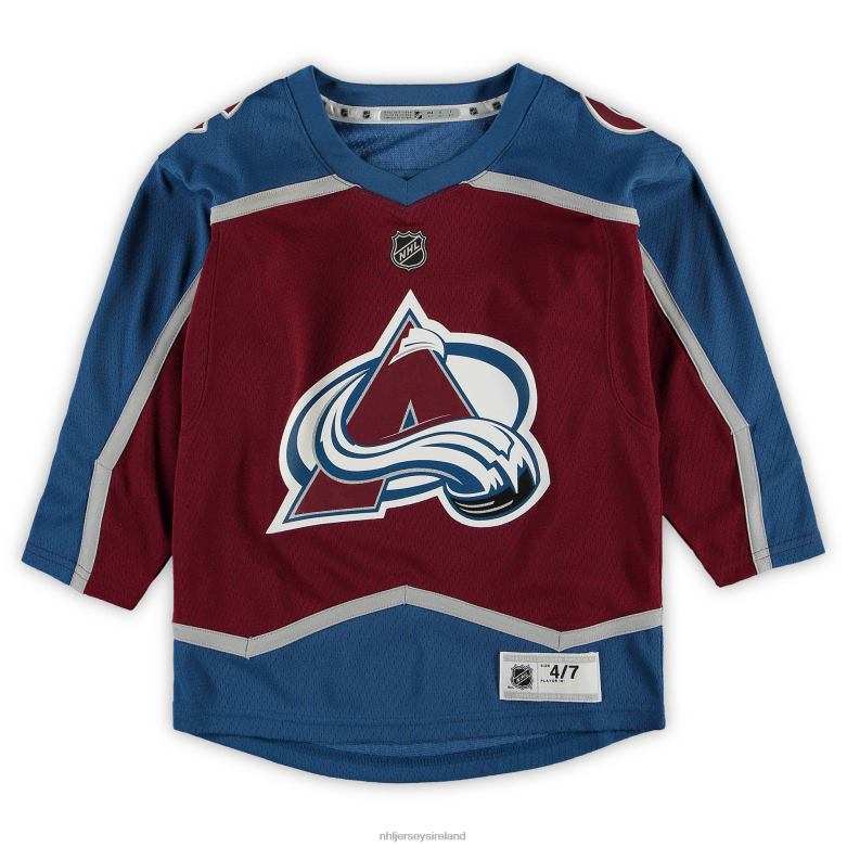 NHL Youth Preschool Colorado Avalanche Nathan Mackinnon Burgundy Home Replica Player Jersey D002V274 Clothing