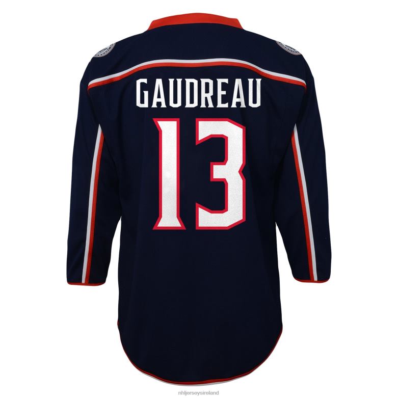 NHL Youth Preschool Columbus Blue Jackets Johnny Gaudreau Navy Replica Player Jersey D002V759 Clothing