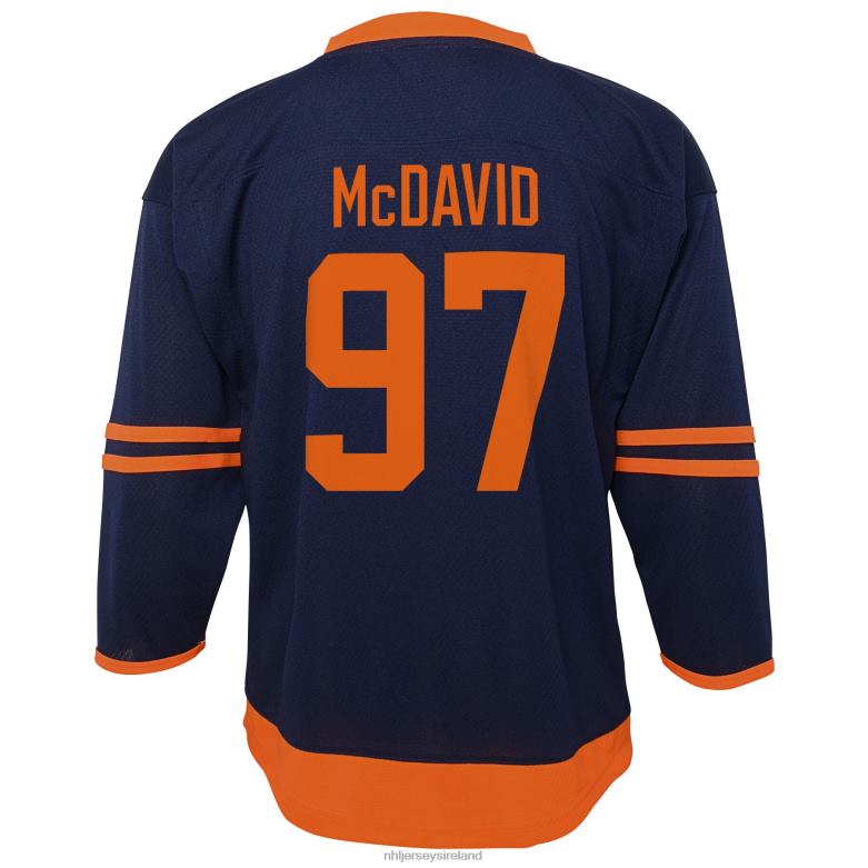 NHL Youth Preschool Edmonton Oilers Connor Mcdavid Navy Alternate Replica Player Jersey D002V571 Clothing