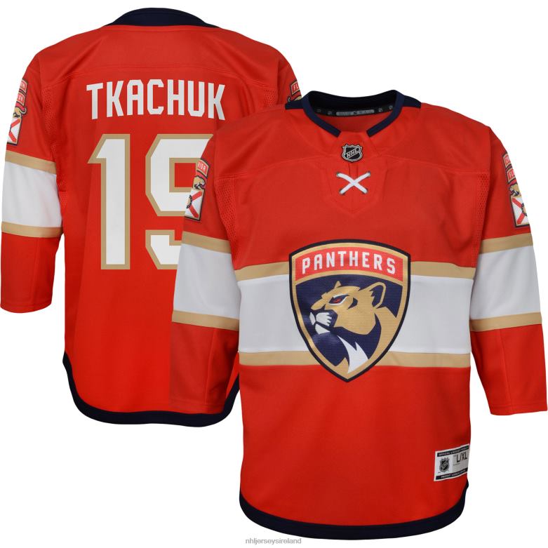 NHL Youth Preschool Florida Panthers Matthew Tkachuk Red Replica Player Jersey D002V869 Clothing