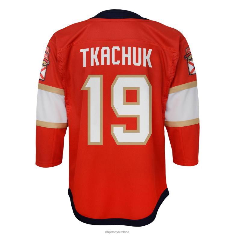 NHL Youth Preschool Florida Panthers Matthew Tkachuk Red Replica Player Jersey D002V869 Clothing