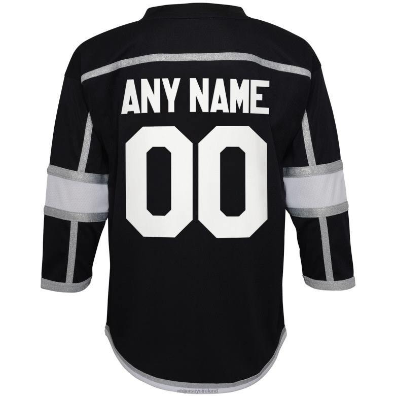 NHL Youth Preschool Los Angeles Kings Black Team Home Replica Custom Jersey D002V388 Clothing