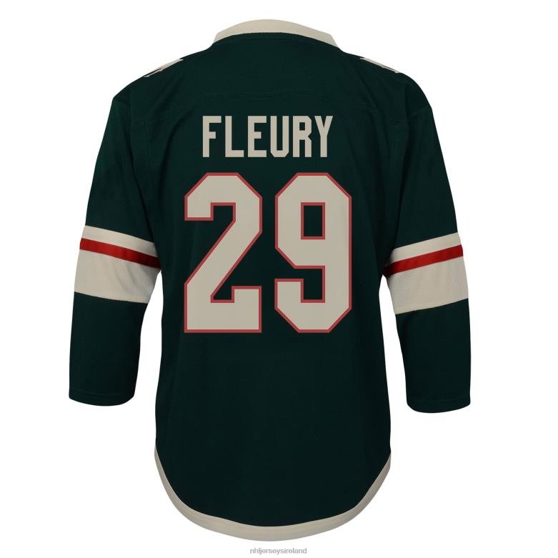 NHL Youth Preschool Minnesota Wild Marc-Andre Fleury Green Replica Player Jersey D002V495 Clothing