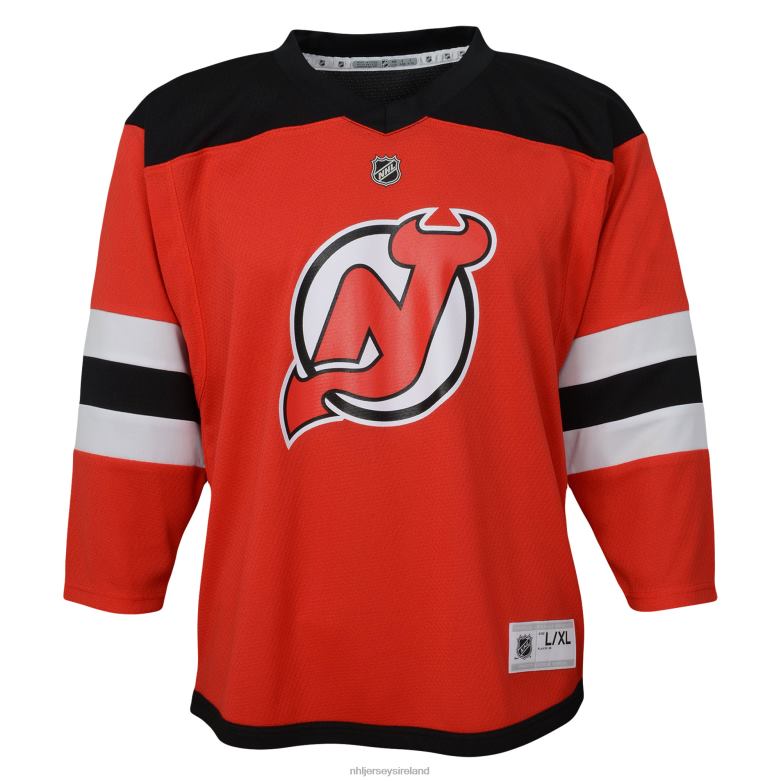 NHL Youth Preschool New Jersey Devils Jack Hughes Red Home Replica Player Jersey D002V615 Clothing
