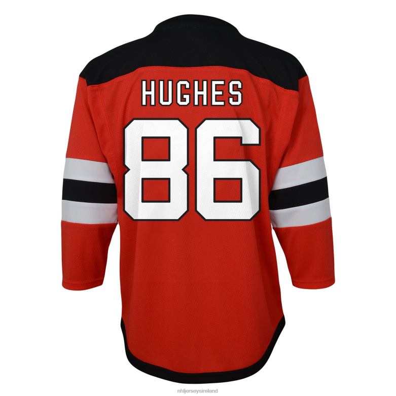 NHL Youth Preschool New Jersey Devils Jack Hughes Red Home Replica Player Jersey D002V615 Clothing