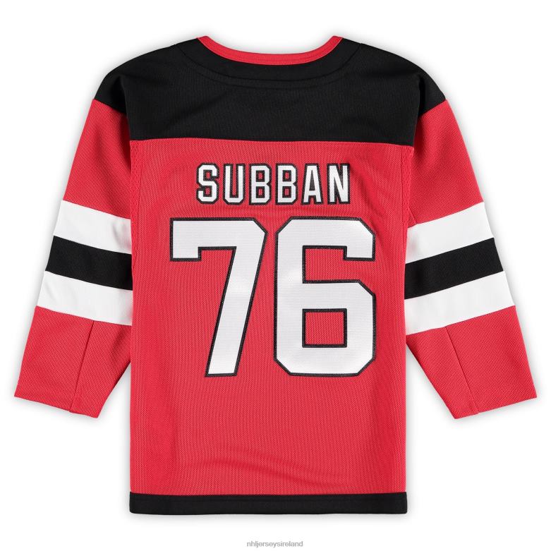 NHL Youth Preschool New Jersey Devils PK Subban Red Home Premier Player Jersey D002V1445 Clothing