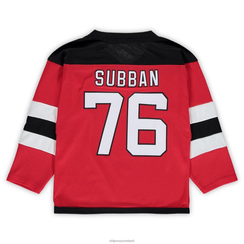 NHL Youth Preschool New Jersey Devils PK Subban Red Home Replica Player Jersey D002V1990 Clothing