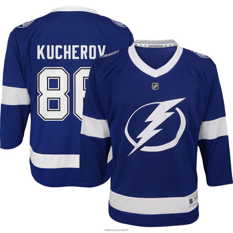 NHL Youth Preschool Tampa Bay Lightning Nikita Kucherov Blue Replica Player Jersey D002V1609 Clothing