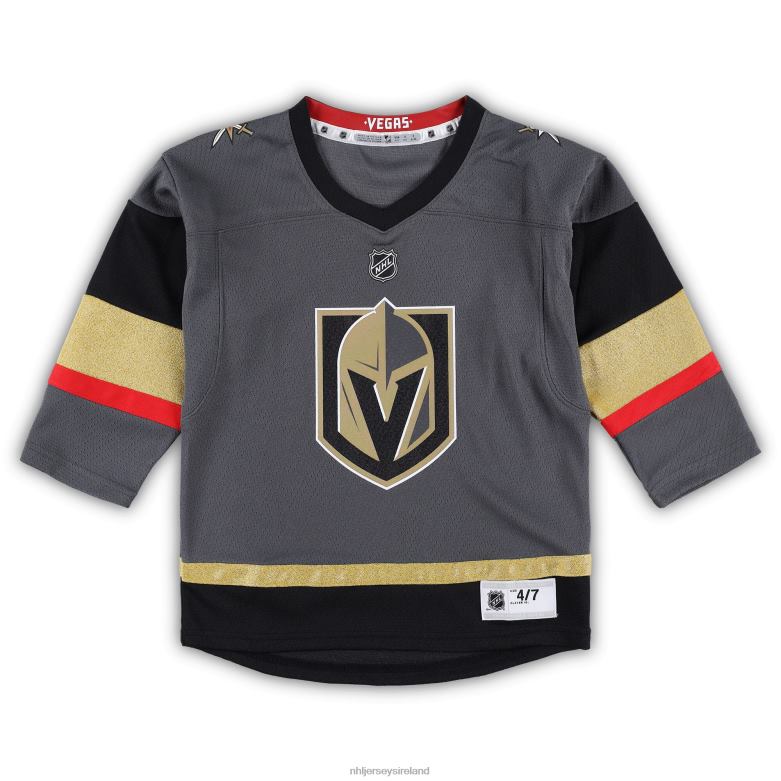 NHL Youth Preschool Vegas Golden Knights Gray 2022/23 Home Replica Jersey D002V664 Clothing