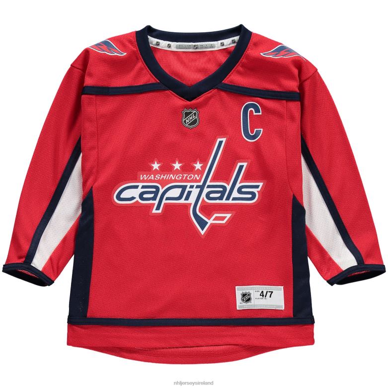 NHL Youth Preschool Washington Capitals Alexander Ovechkin Red Replica Player Jersey D002V366 Clothing