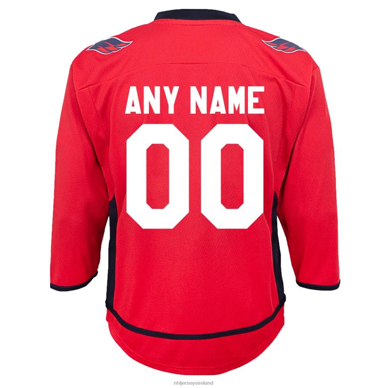 NHL Youth Preschool Washington Capitals Red Home Replica Custom Jersey D002V1350 Clothing