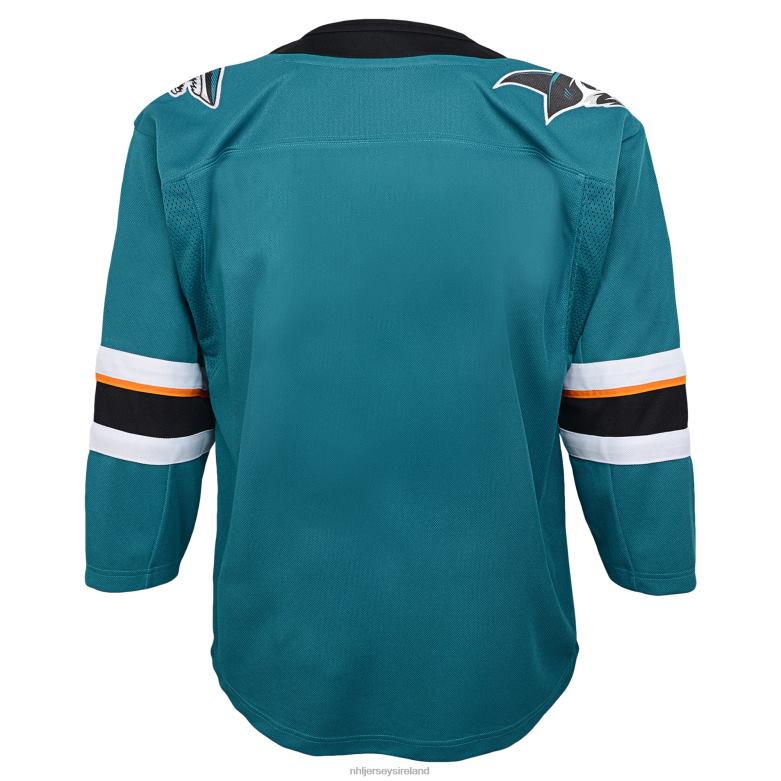 NHL Youth San Jose Sharks Teal Home Premier Blank Jersey D002V2082 Clothing