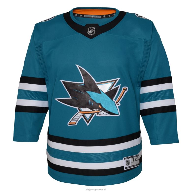 NHL Youth San Jose Sharks Teal Premier Jersey D002V834 Clothing