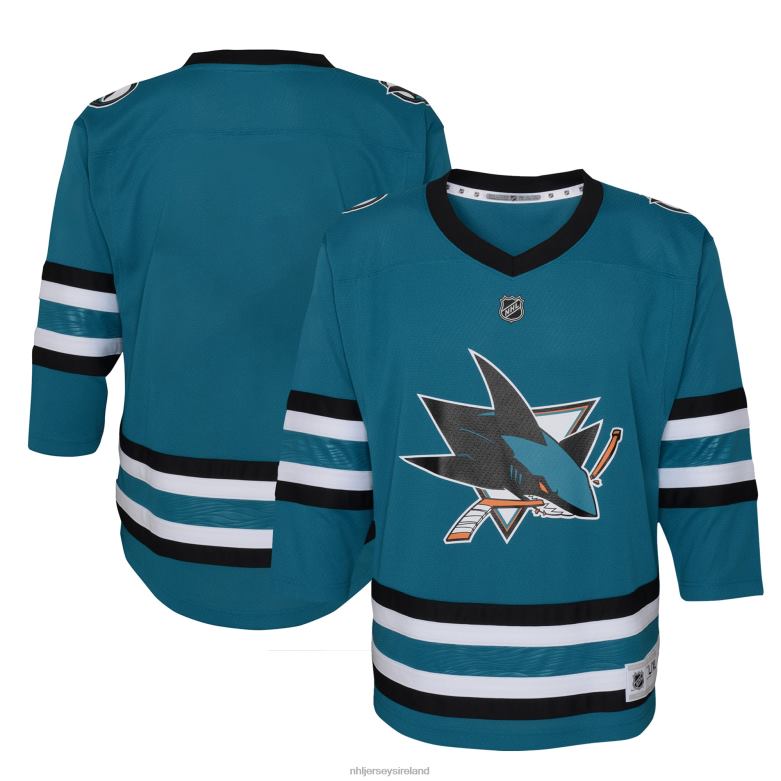 NHL Youth San Jose Sharks Teal Replica Jersey D002V610 Clothing