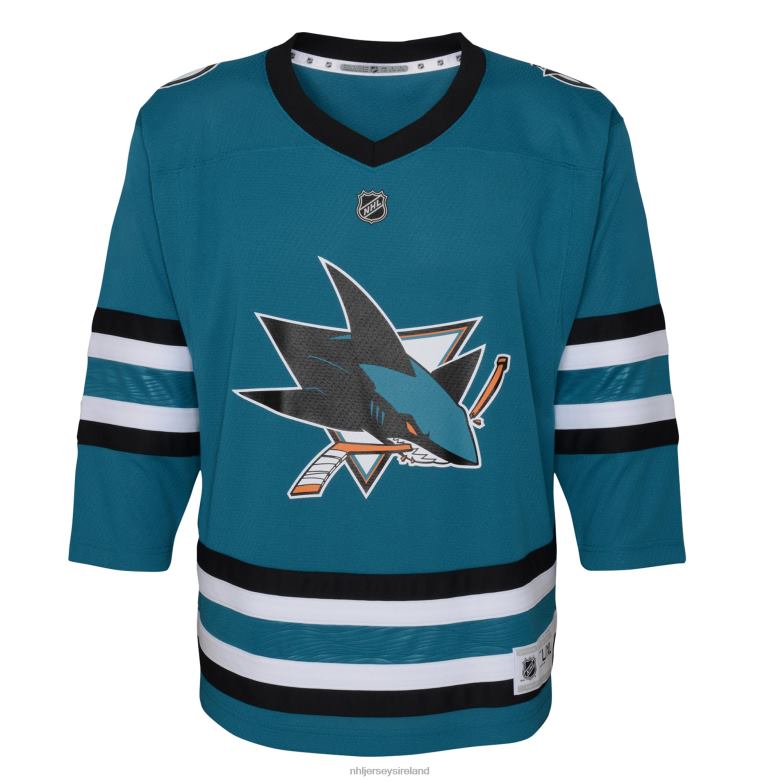 NHL Youth San Jose Sharks Teal Replica Jersey D002V610 Clothing