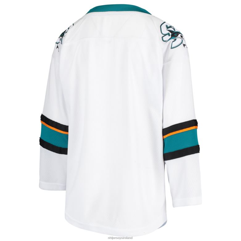 NHL Youth San Jose Sharks White Away Replica Jersey D002V606 Clothing