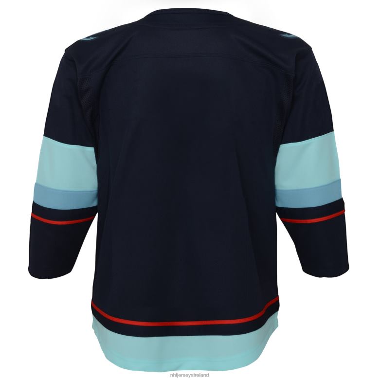 NHL Youth Seattle Kraken Navy Home Premier Jersey D002V519 Clothing