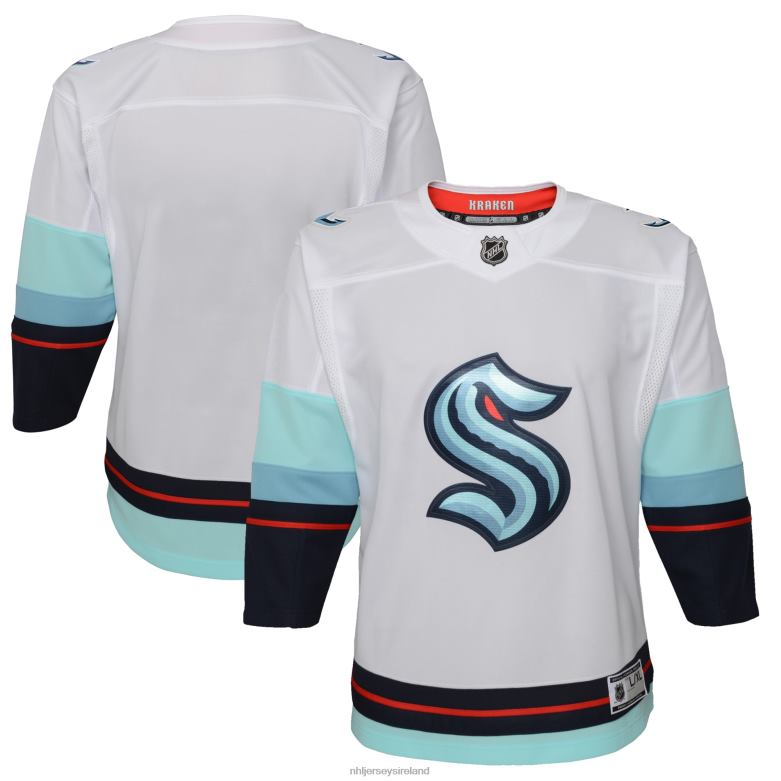 NHL Youth Seattle Kraken White Away Premier Jersey D002V1220 Clothing