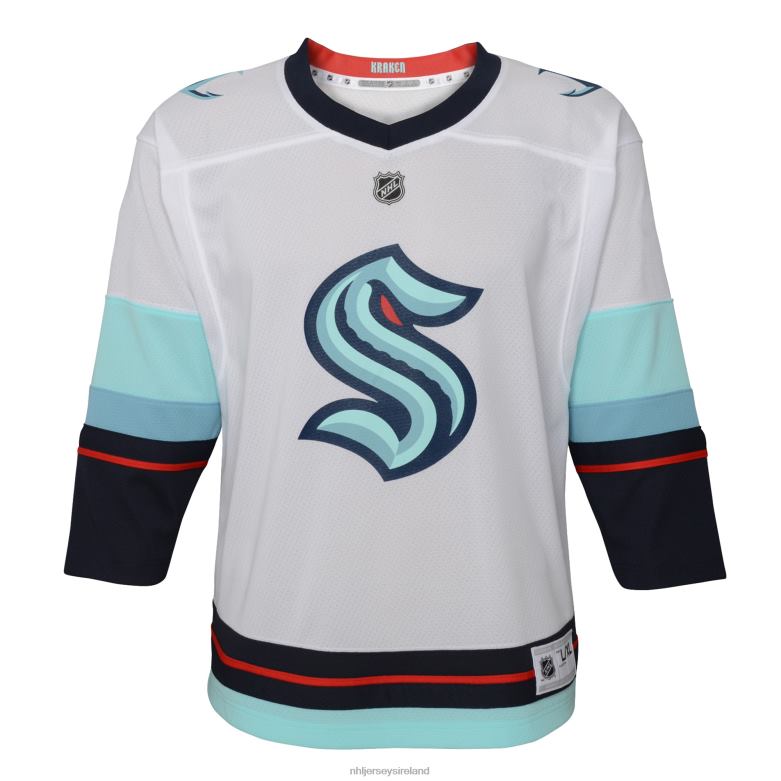 NHL Youth Seattle Kraken White Away Replica Jersey D002V757 Clothing