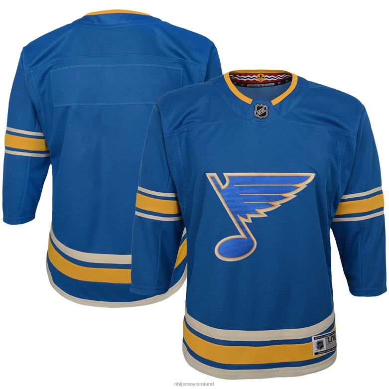 NHL Youth St Louis Blues Blue 2018/19 Alternate Premier Jersey D002V1083 Clothing