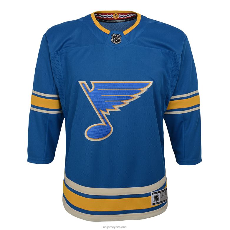 NHL Youth St Louis Blues Blue 2018/19 Alternate Premier Jersey D002V1083 Clothing