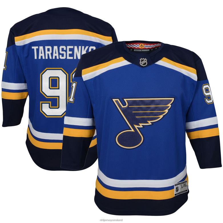 NHL Youth St Louis Blues Vladimir Tarasenko Blue Home Premier Player Jersey D002V783 Clothing