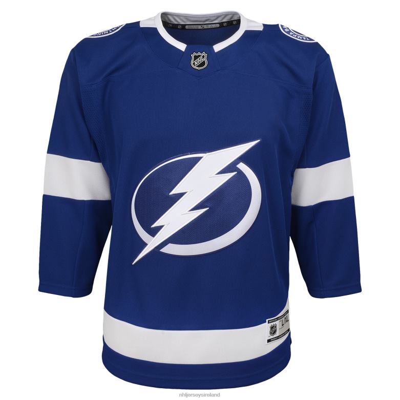 NHL Youth Tampa Bay Lightning Blue Home Blank Premier Jersey D002V1503 Clothing
