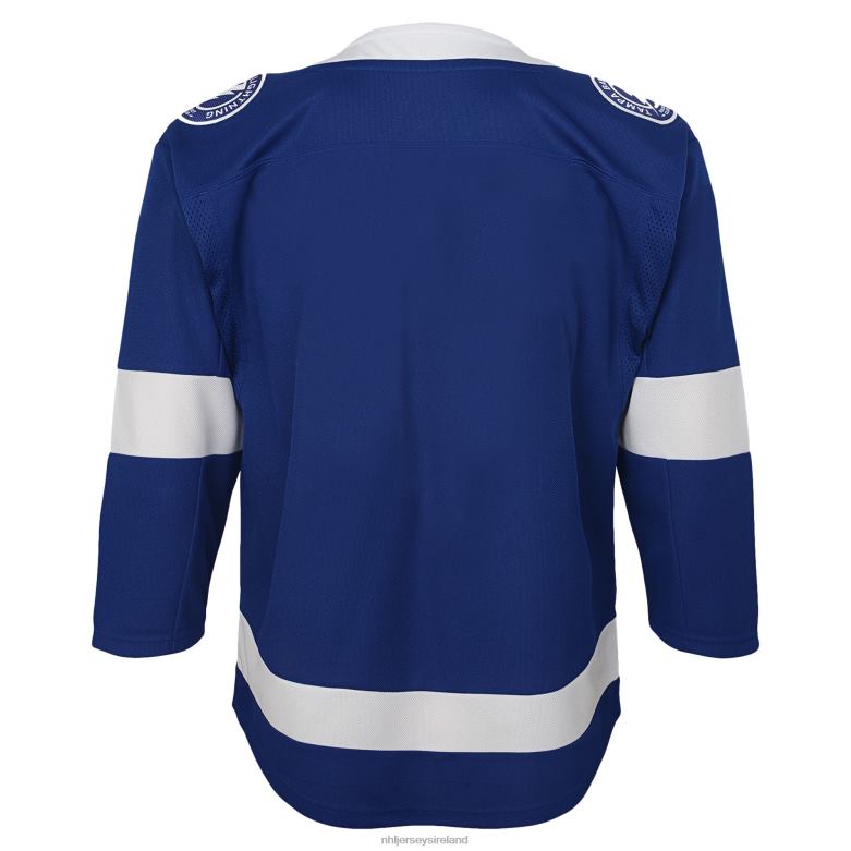 NHL Youth Tampa Bay Lightning Blue Home Blank Premier Jersey D002V1503 Clothing