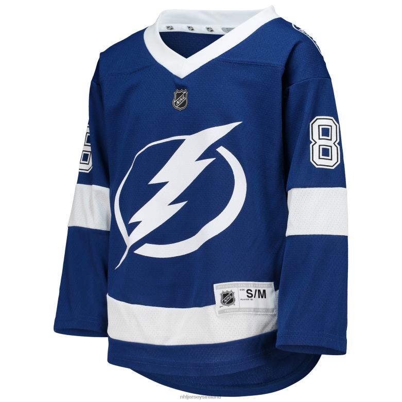 NHL Youth Tampa Bay Lightning Nikita Kucherov Blue Home Replica Player Jersey D002V193 Clothing