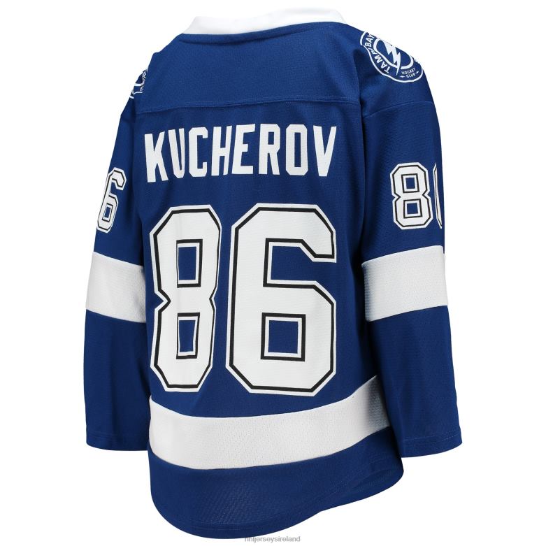 NHL Youth Tampa Bay Lightning Nikita Kucherov Blue Home Replica Player Jersey D002V193 Clothing