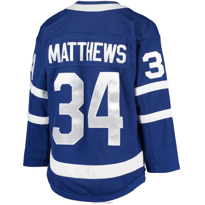 NHL Youth Toronto Maple Leafs Auston Matthews Blue Home Premier Player Jersey D002V144 Clothing