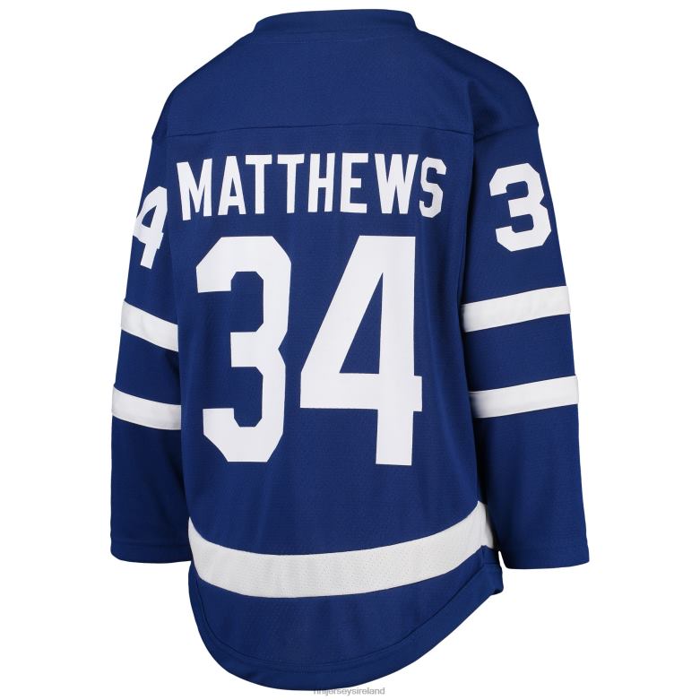NHL Youth Toronto Maple Leafs Auston Matthews Blue Home Replica Player Jersey D002V258 Clothing