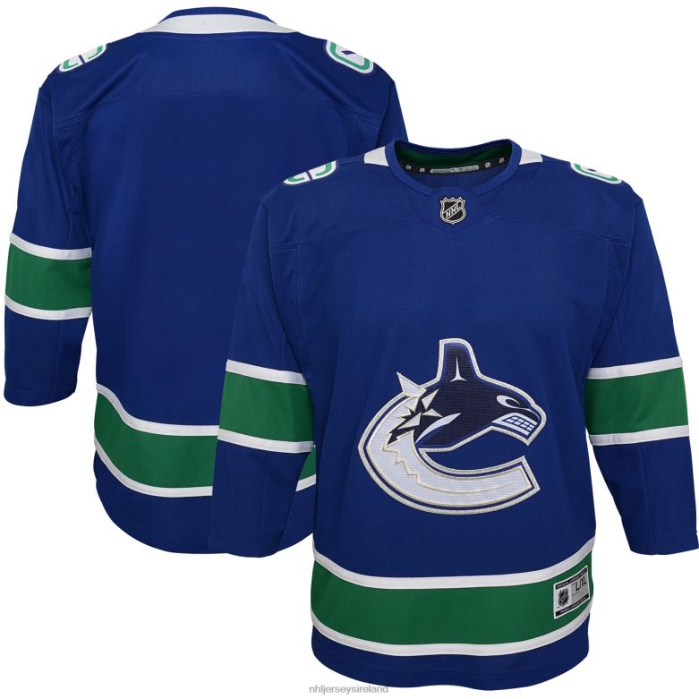 NHL Youth Vancouver Canucks Blue Premier Jersey D002V1452 Clothing