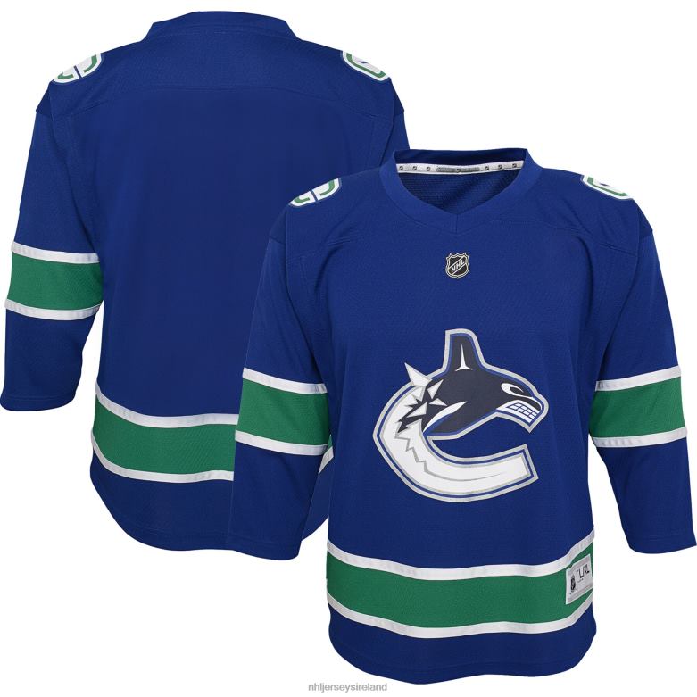 NHL Youth Vancouver Canucks Blue Replica Jersey D002V1570 Clothing
