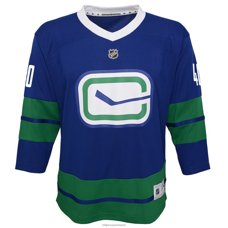 NHL Youth Vancouver Canucks Elias Pettersson Royal 2019/20 Alternate Replica Player Jersey D002V1730 Clothing