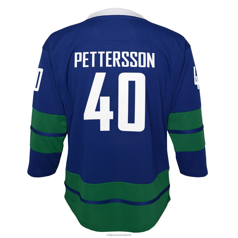 NHL Youth Vancouver Canucks Elias Pettersson Royal 2019/20 Alternate Replica Player Jersey D002V1730 Clothing