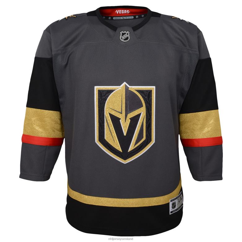 NHL Youth Vegas Golden Knights Gray Alternate Premier Blank Jersey D002V1079 Clothing