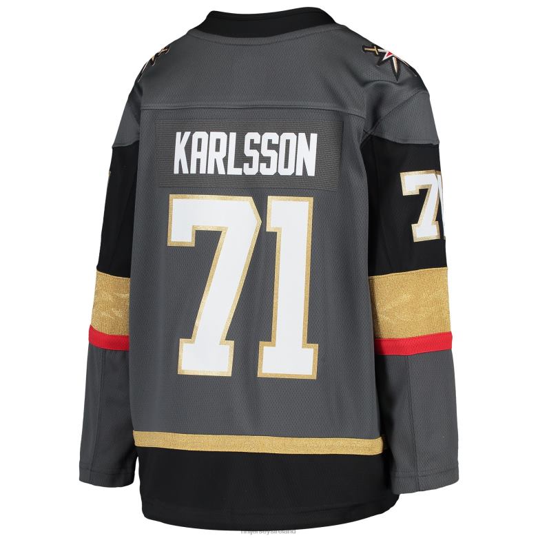 NHL Youth Vegas Golden Knights William Karlsson Fanatics Branded Gray Alternate Premier Breakaway Player Jersey D002V1238 Clothing
