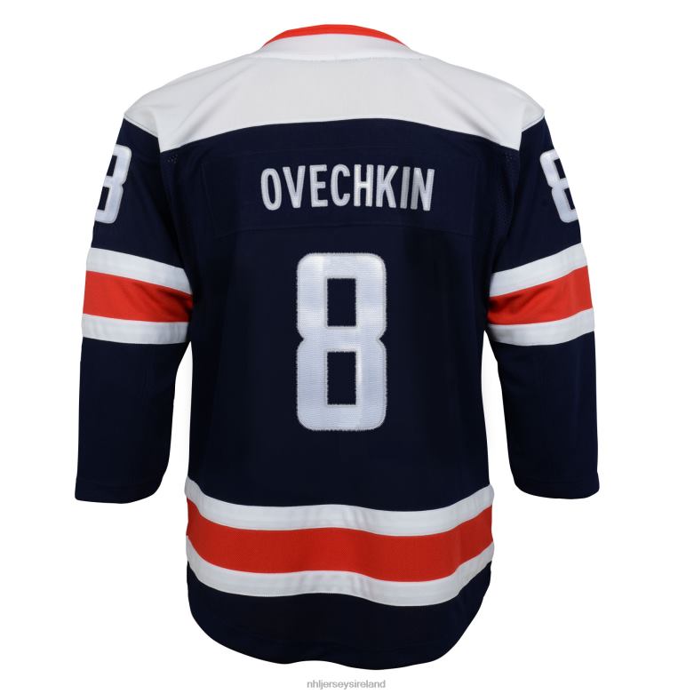 NHL Youth Washington Capitals Alexander Ovechkin Navy 2020/21 Alternate Premier Player Jersey D002V1142 Clothing