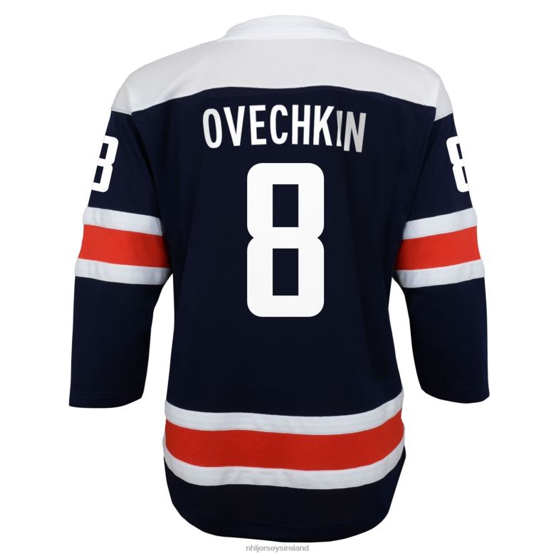 NHL Youth Washington Capitals Alexander Ovechkin Navy 2020/21 Alternate Replica Player Jersey D002V381 Clothing