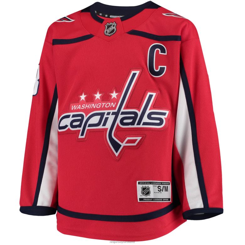 NHL Youth Washington Capitals Alexander Ovechkin Red Home Premier Player Jersey D002V525 Clothing