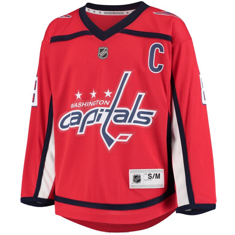 NHL Youth Washington Capitals Alexander Ovechkin Red Home Replica Player Jersey D002V306 Clothing