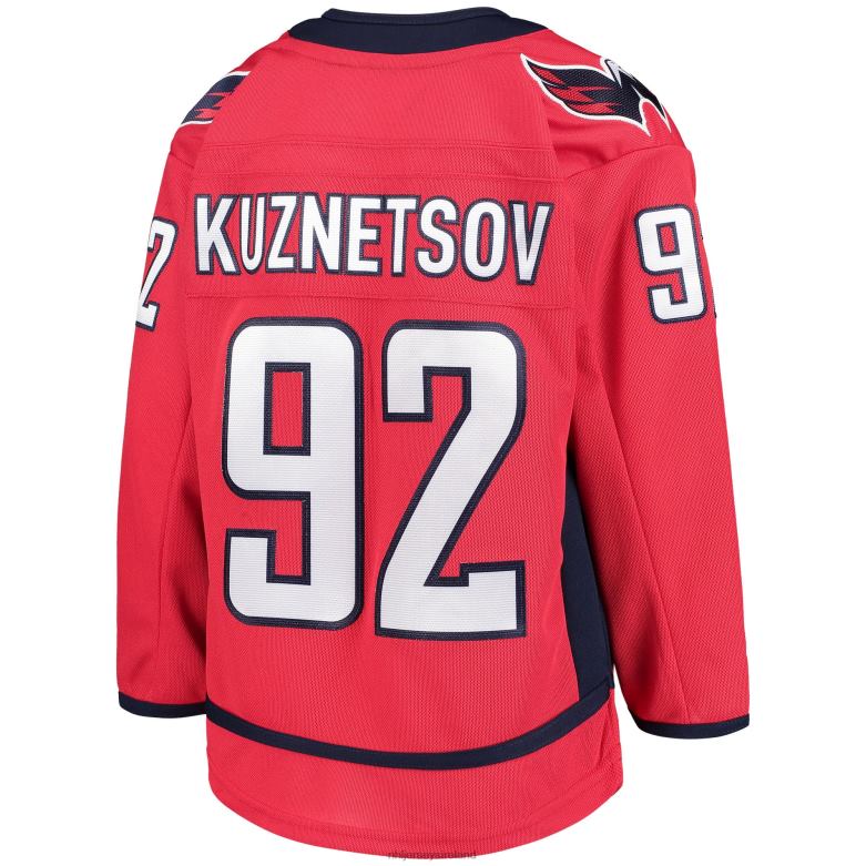 NHL Youth Washington Capitals Evgeny Kuznetsov Red Home Premier Player Jersey D002V1623 Clothing