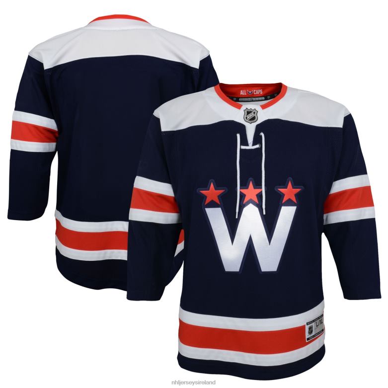 NHL Youth Washington Capitals Navy 2020/21 Alternate Premier Jerseys D002V1568 Clothing
