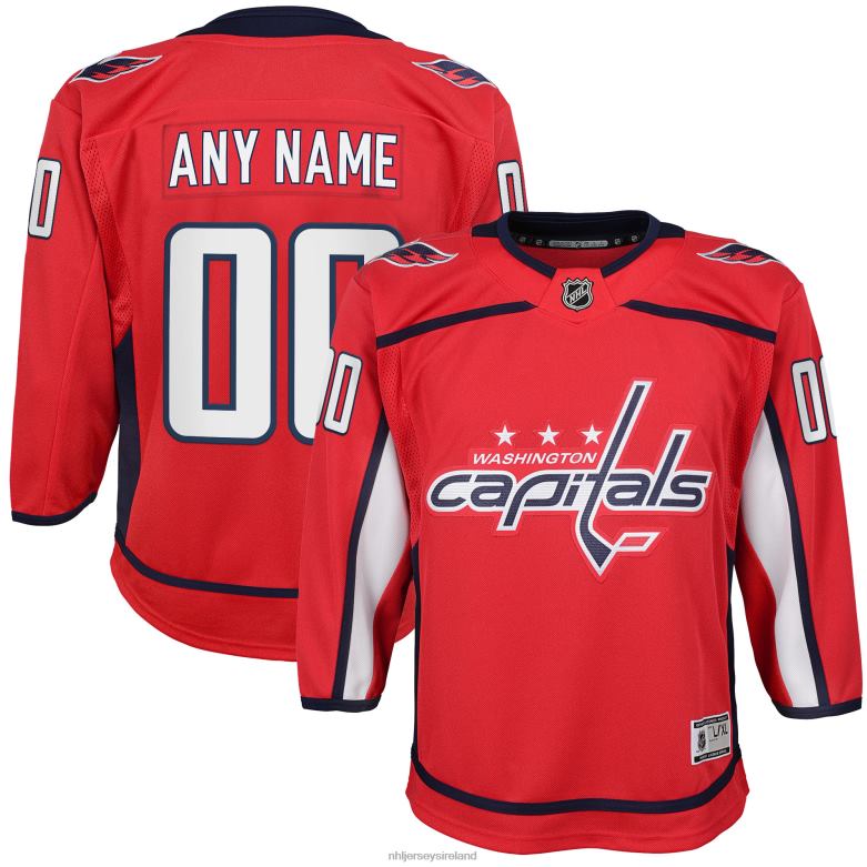NHL Youth Washington Capitals Red Home Custom Premier Jersey D002V969 Clothing
