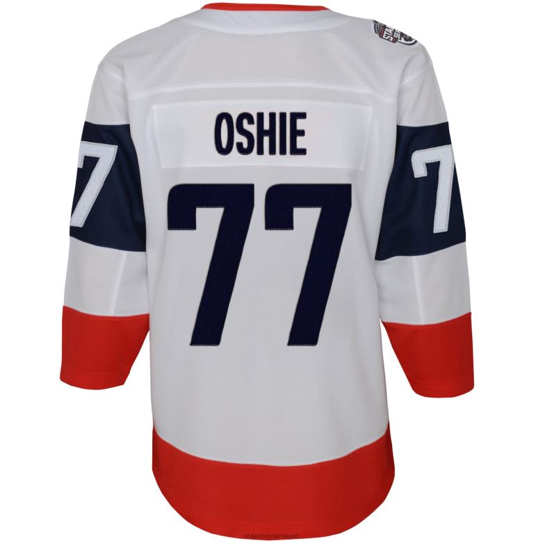 NHL Youth Washington Capitals Tj Oshie White 2023 Stadium Series Player Jersey D002V724 Clothing