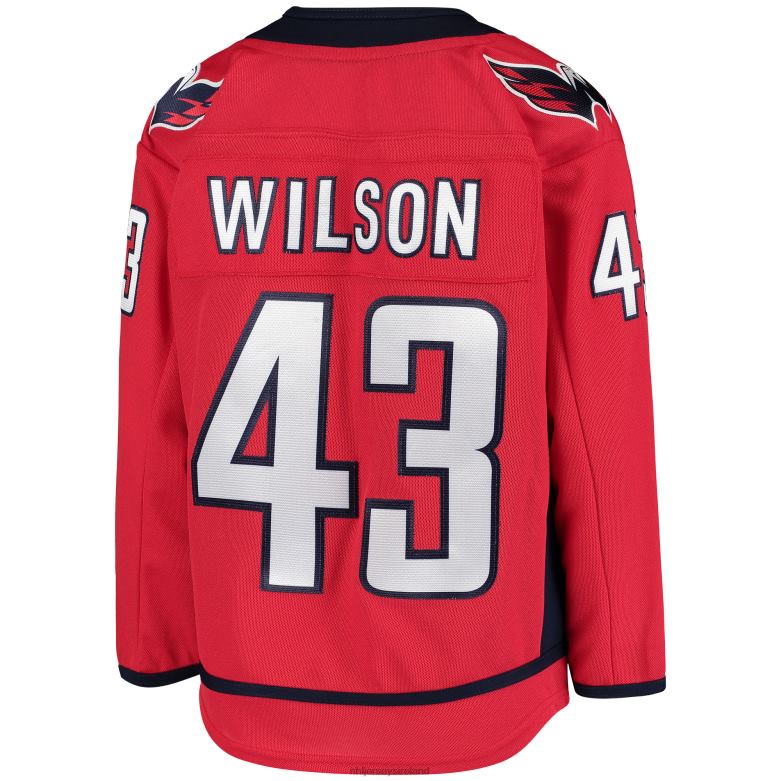 NHL Youth Washington Capitals Tom Wilson Red Home Premier Player Jersey D002V1754 Clothing