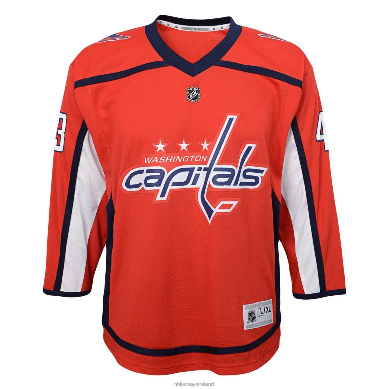 NHL Youth Washington Capitals Tom Wilson Red Home Replica Player Jersey D002V2299 Clothing