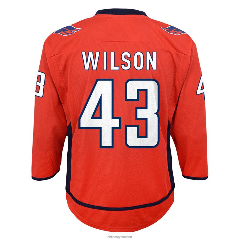 NHL Youth Washington Capitals Tom Wilson Red Home Replica Player Jersey D002V2299 Clothing
