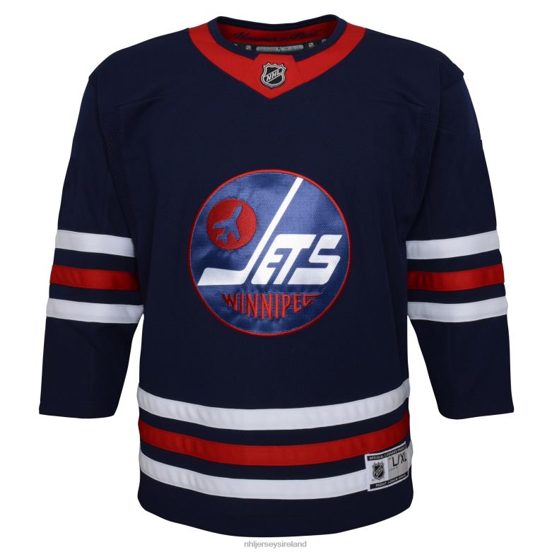 NHL Youth Winnipeg Jets Navy 2021/22 Alternate Premier Jersey D002V1585 Clothing
